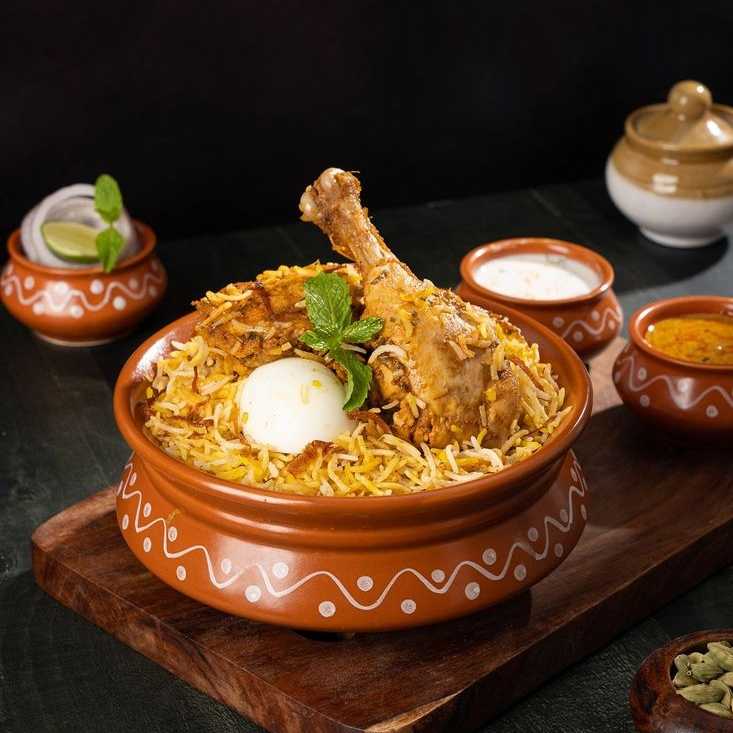 Chicken Matka Biryani Full